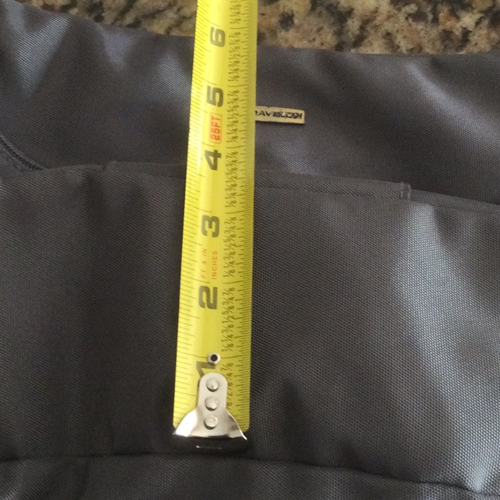 Travelon Gray Anti-Theft Nylon Crossbody Bag - Picture 16 of 16